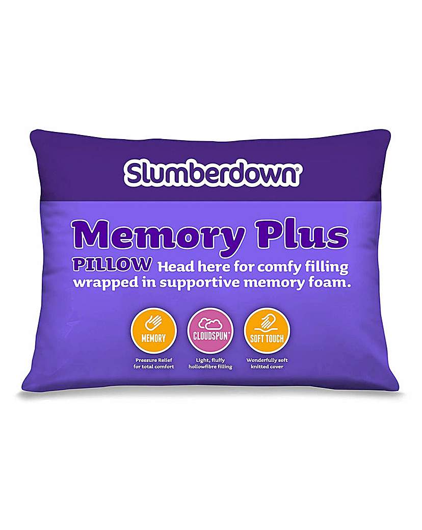 Slumberdown Memory Foam Plus Pillow