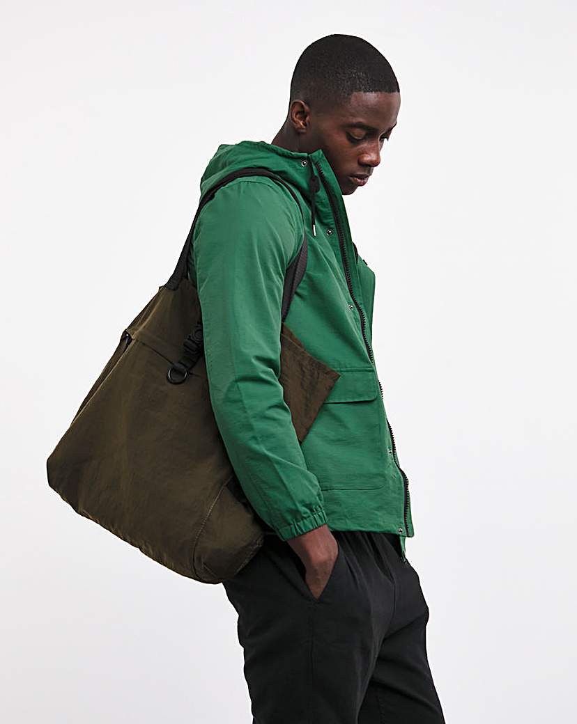 Hooded Lightweight Green Jacket