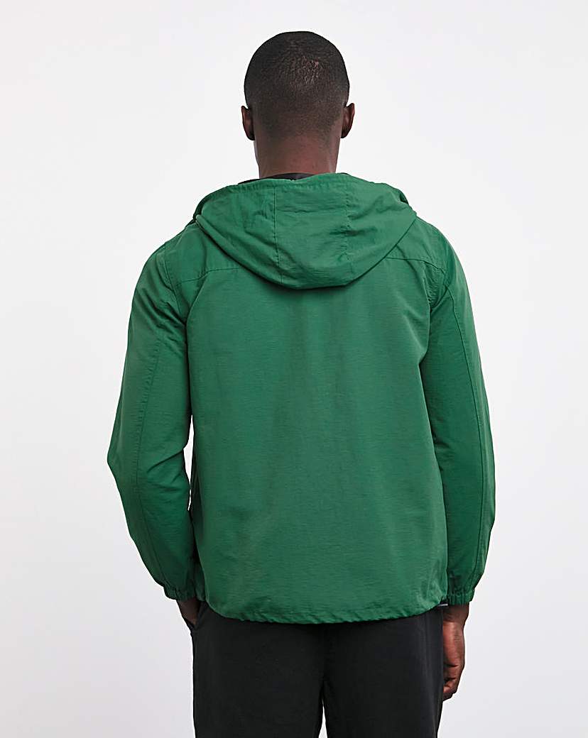 Hooded Lightweight Green Jacket
