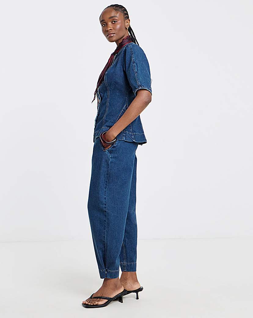 Simply Be Tapered Adjustable Hem Jean