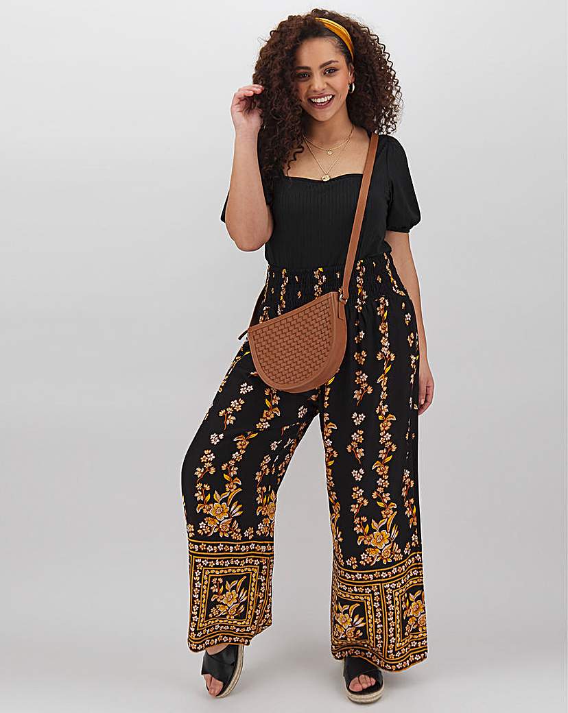 Image of Band of Gypsies Printed Palazzo Trousers