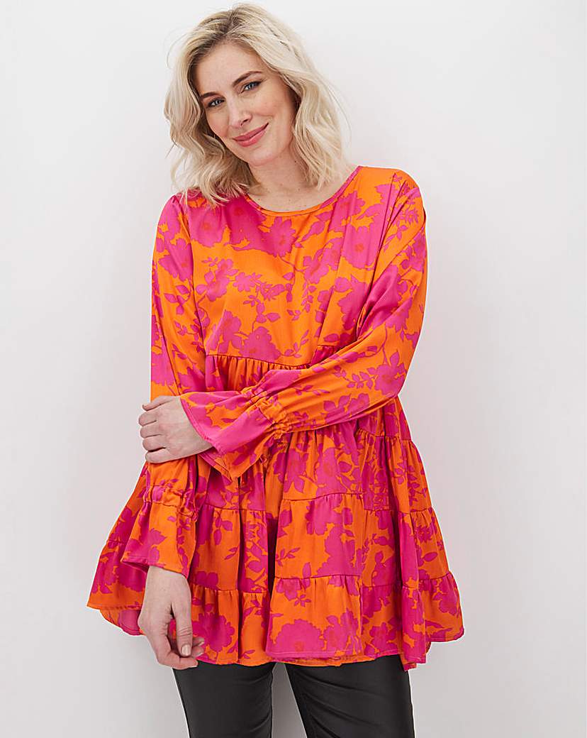 Image of AX Paris Tiered Smock Top