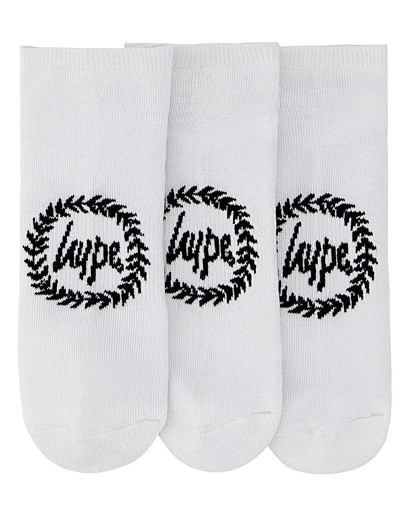 Image of Hype White 3 Pack Trainer Liners