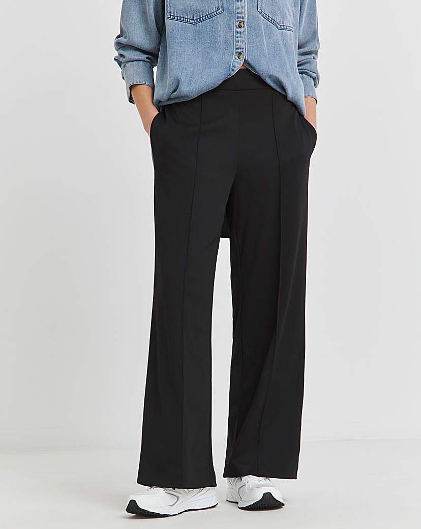 Ponte Wide Leg Trousers