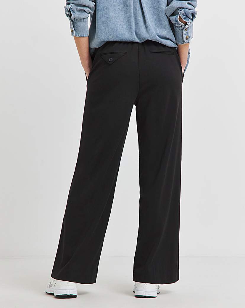 Ponte Wide Leg Trousers
