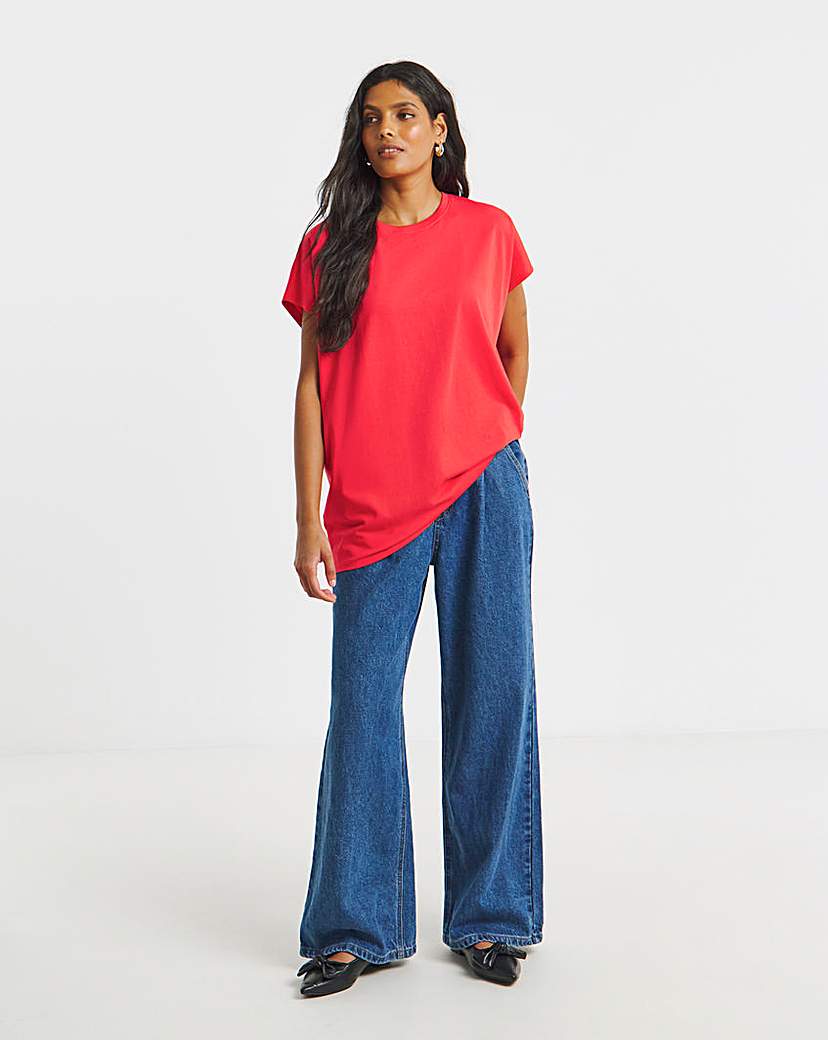 Slouchy Dip Back T-Shirt