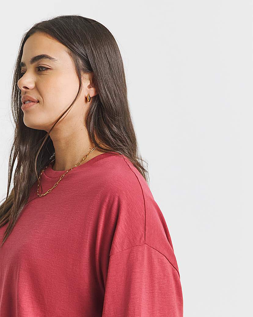Slub Crew Neck T-Shirt
