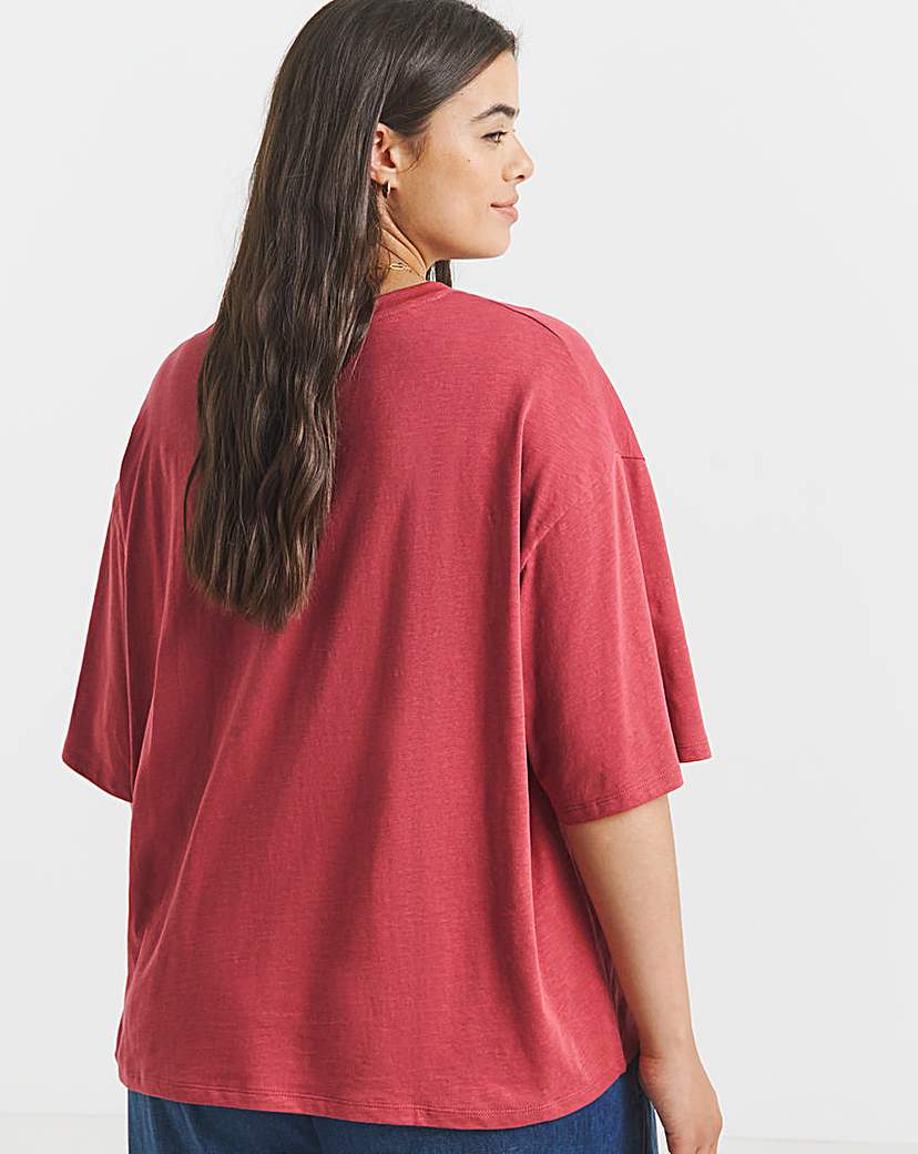 Slub Crew Neck T-Shirt
