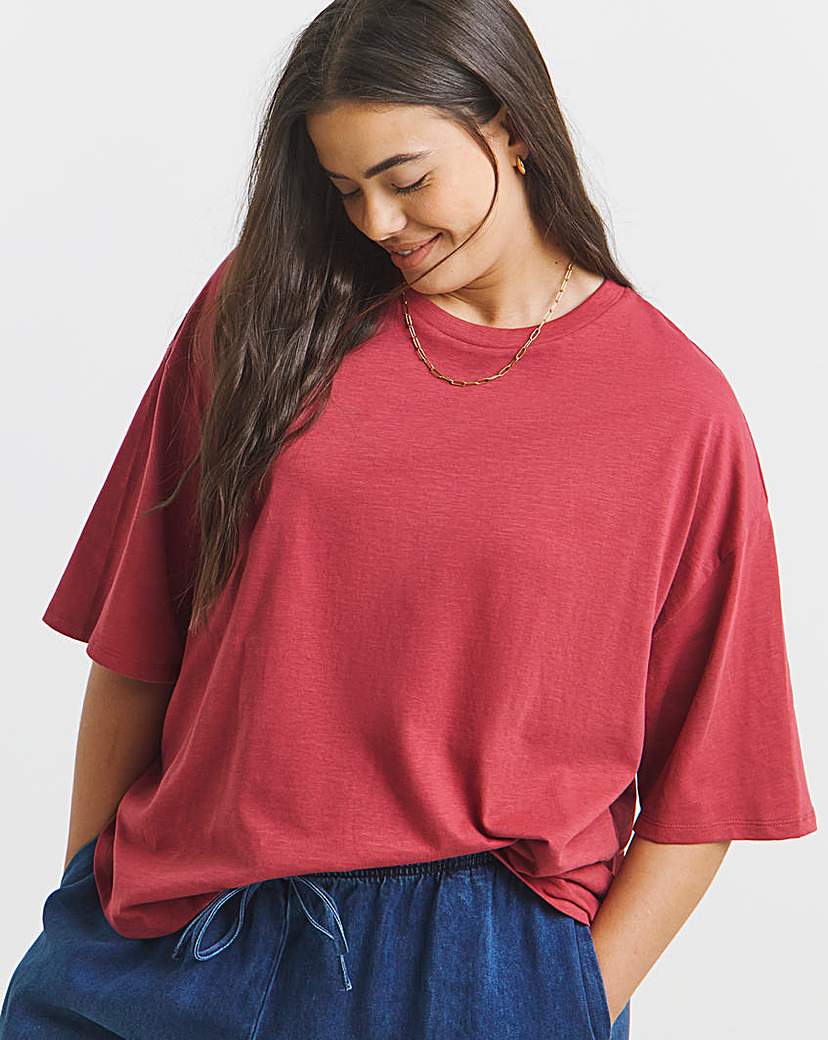 Slub Crew Neck T-Shirt