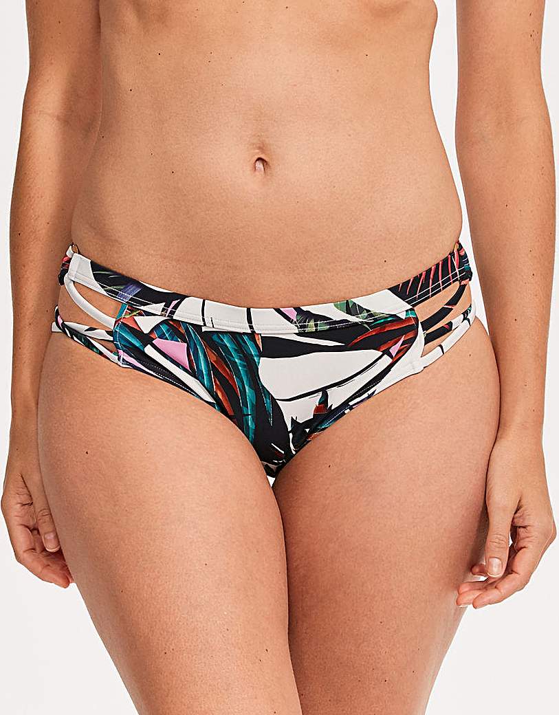 Image of Figleaves Bali Palm Strappy Side Brief