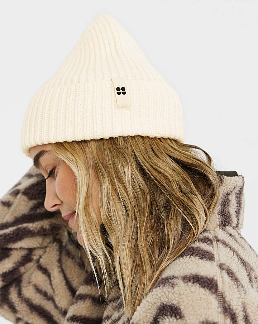 Sweaty Betty Soft Cloud Knitted Beanie White …