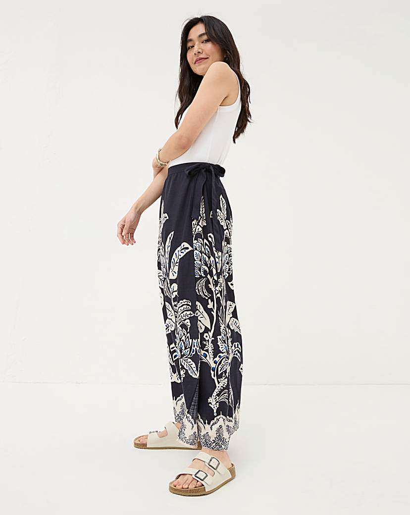 FatFace Blakeley Damask Midi Skirt