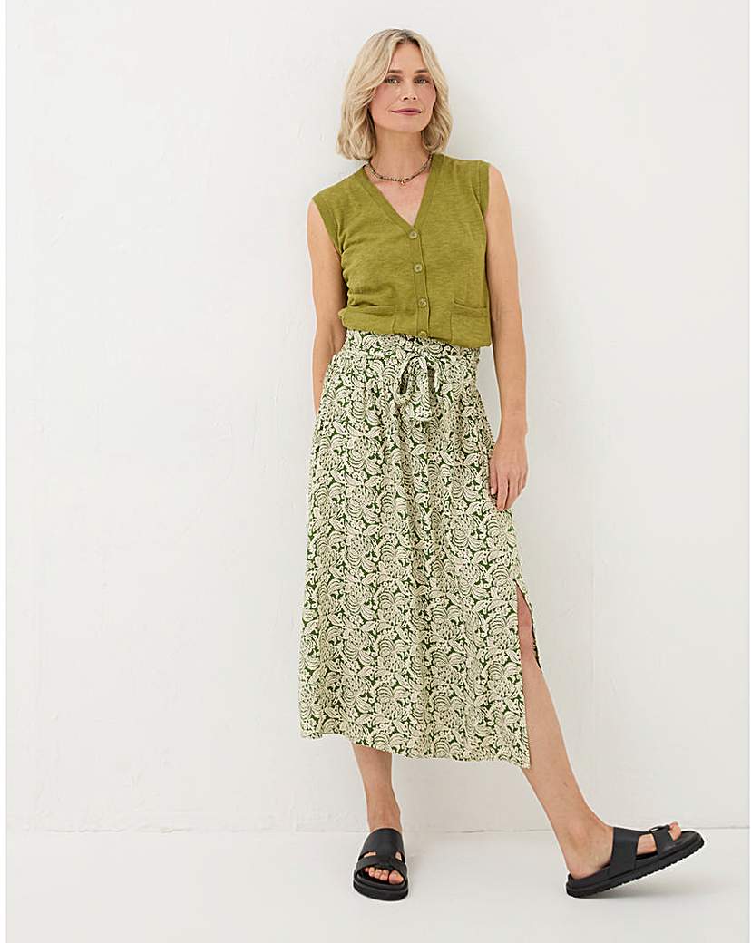 FatFace Sachadamask Skirt