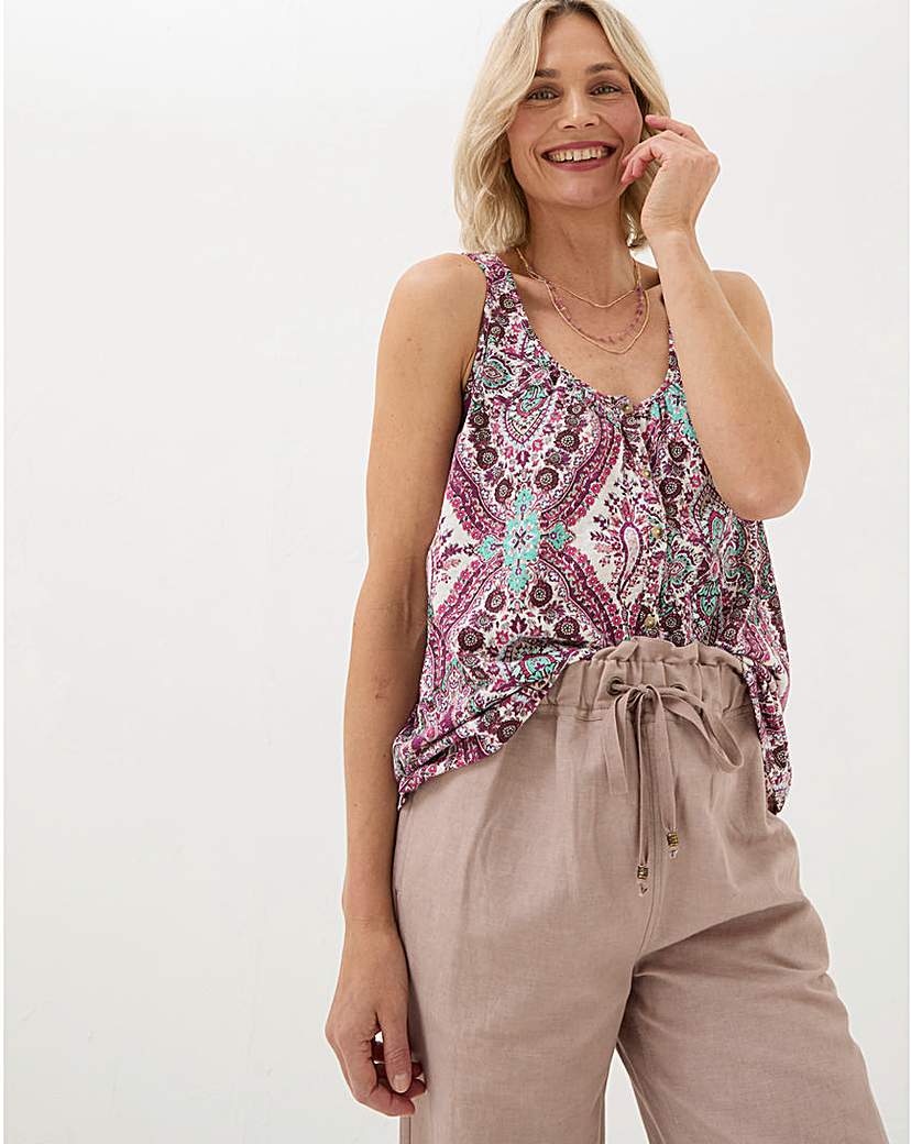 FatFace Flora Paisley Top