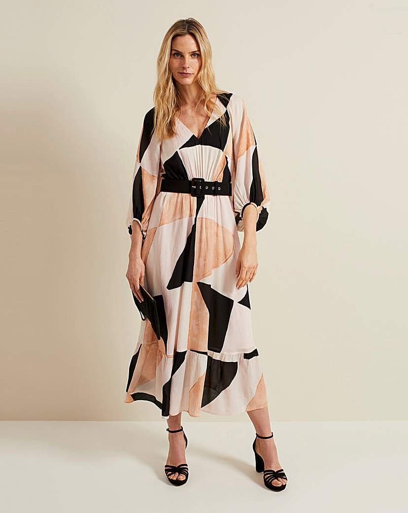 Phase Eight Sophia Belted Midi Dress