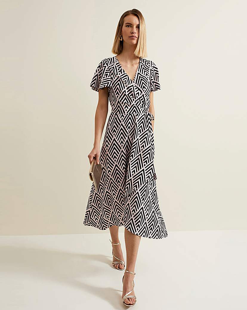 Phase Eight Julissa Print Wrap Dress