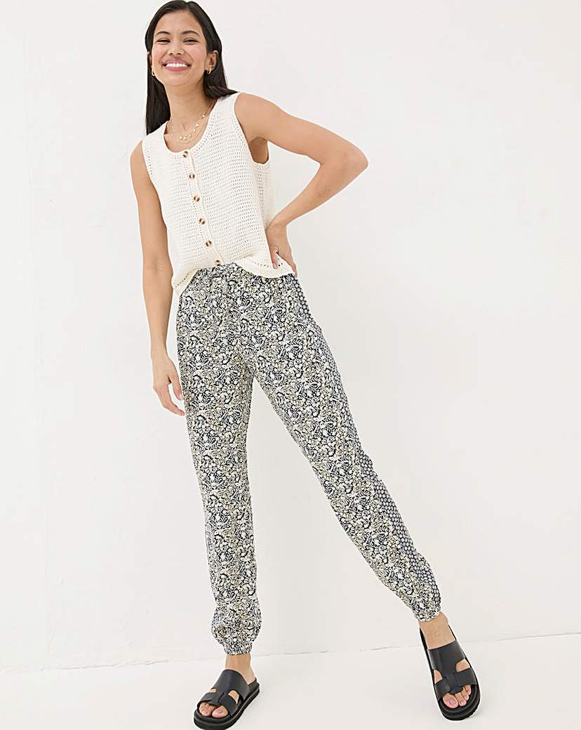 FatFace Lyme Inlay Floral Trousers