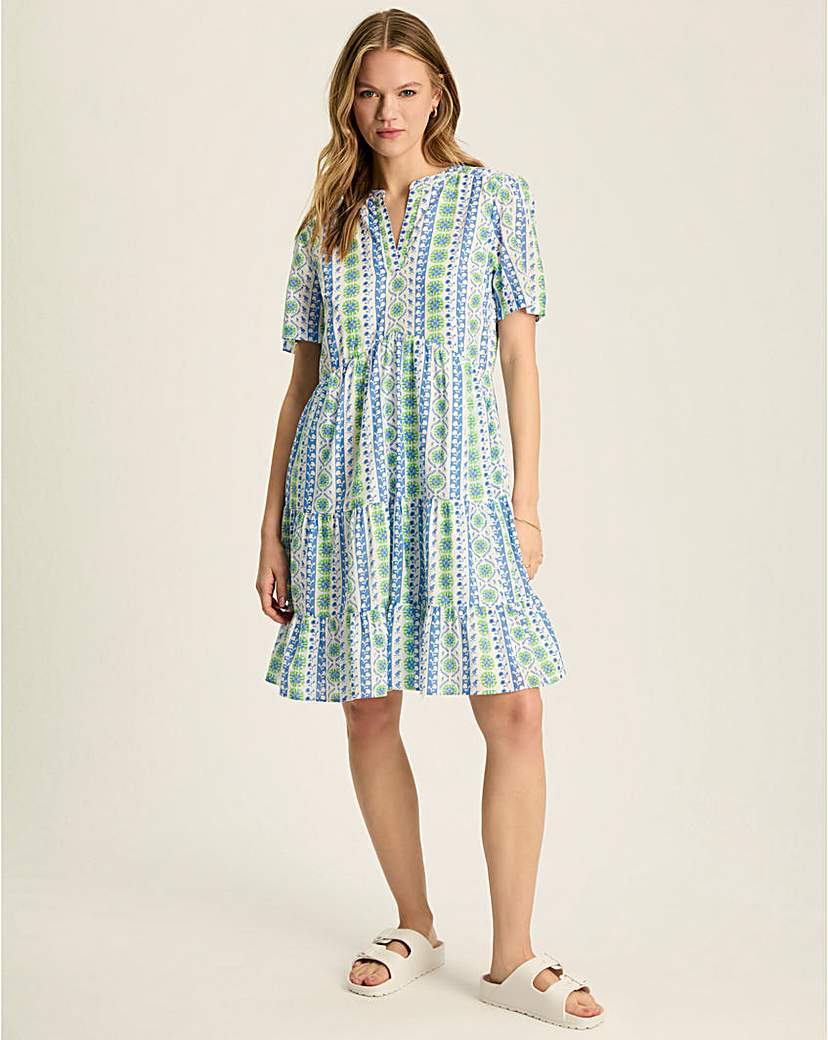 Joules Ariella Geo Tiered Dress