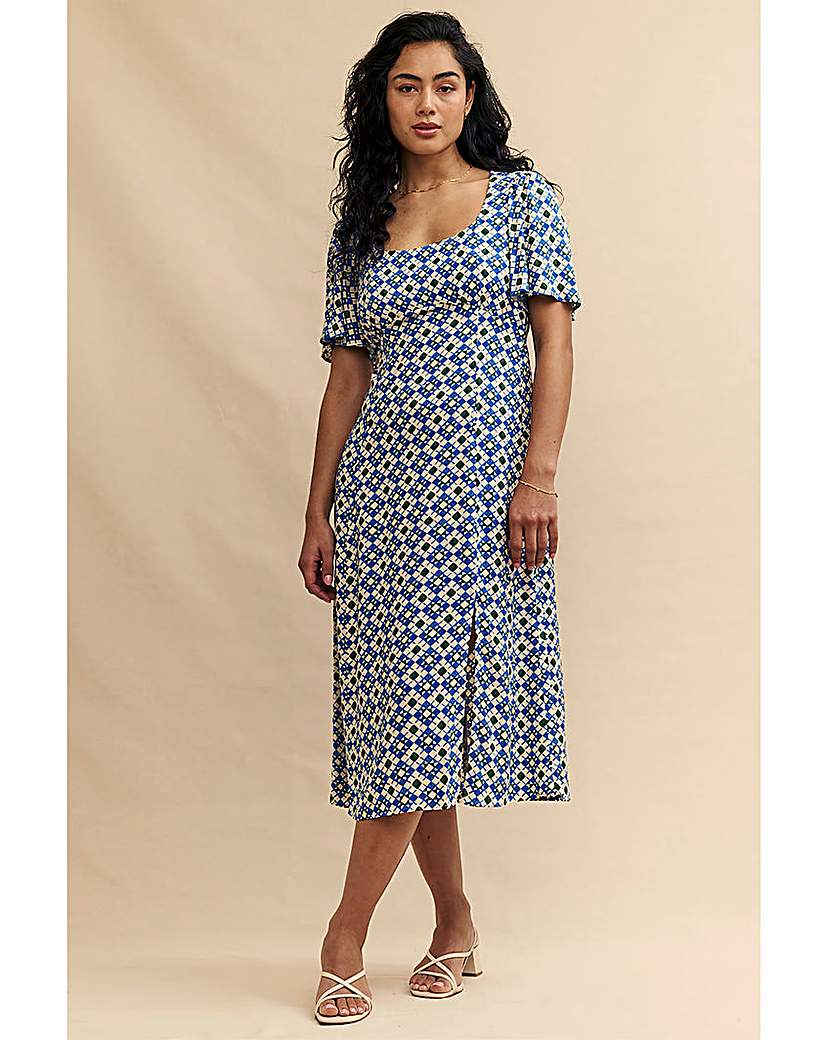 Nobody's Child Blue Dee Midi Dress