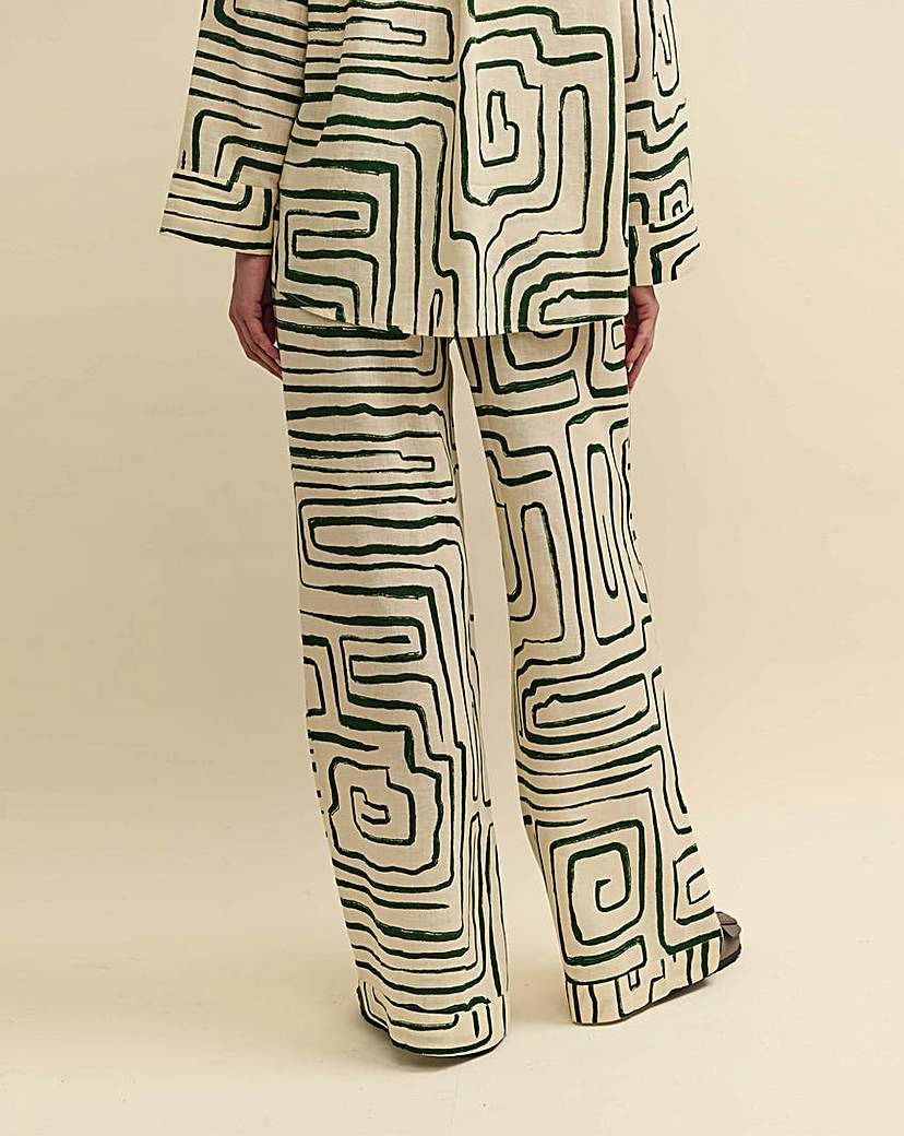 Nobody's Child Linen-blend Trousers