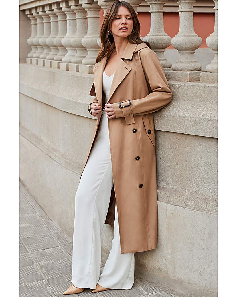 Sosandar Belted Hooded Trench