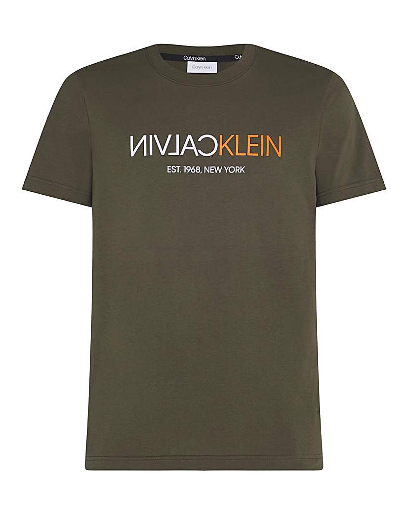 Image of Calvin Klein Reverse Logo T-Shirt