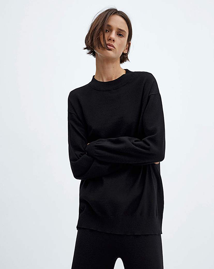 Mango Round-neck Knitted Sweater