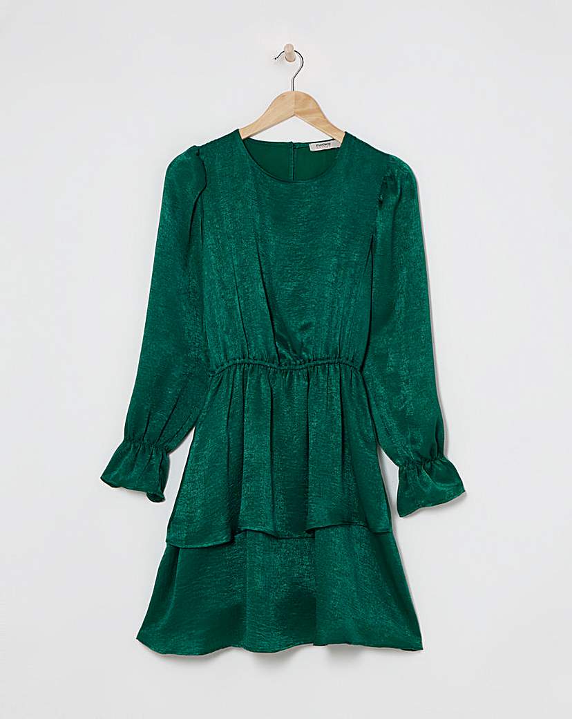 Flounce London Tiered Mini Dress