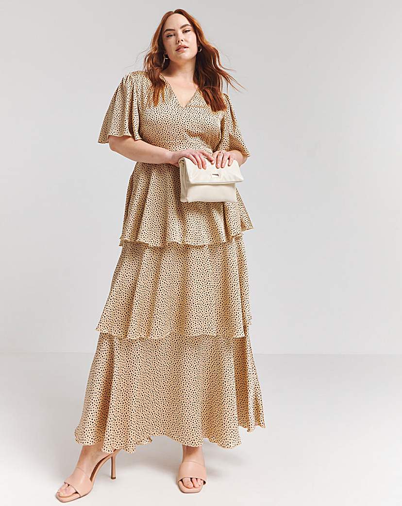 Flounce London Tiered Maxi Dress
