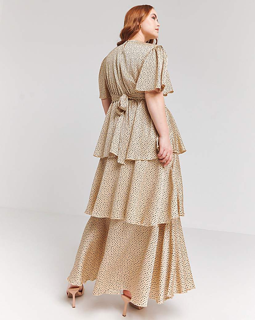 Flounce London Tiered Maxi Dress