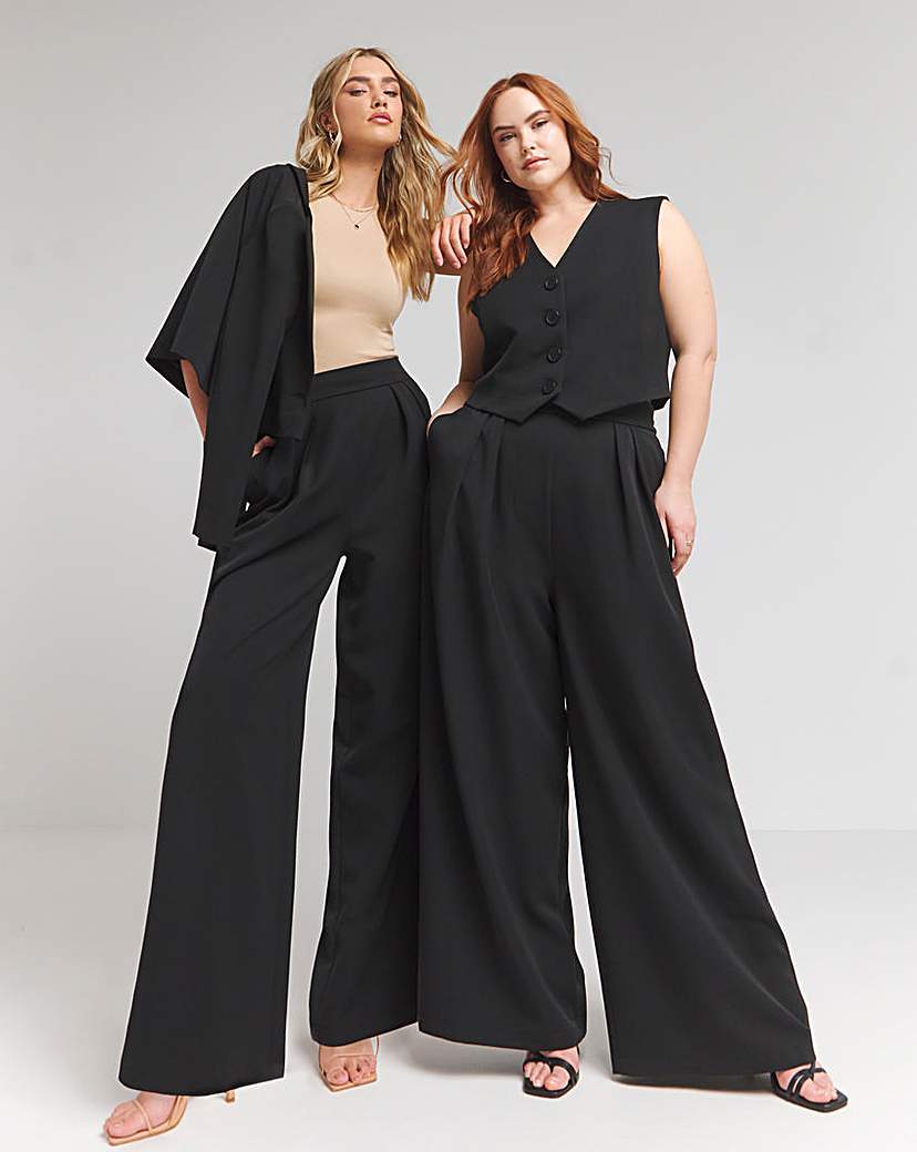 Flounce London Wide Leg Trousers