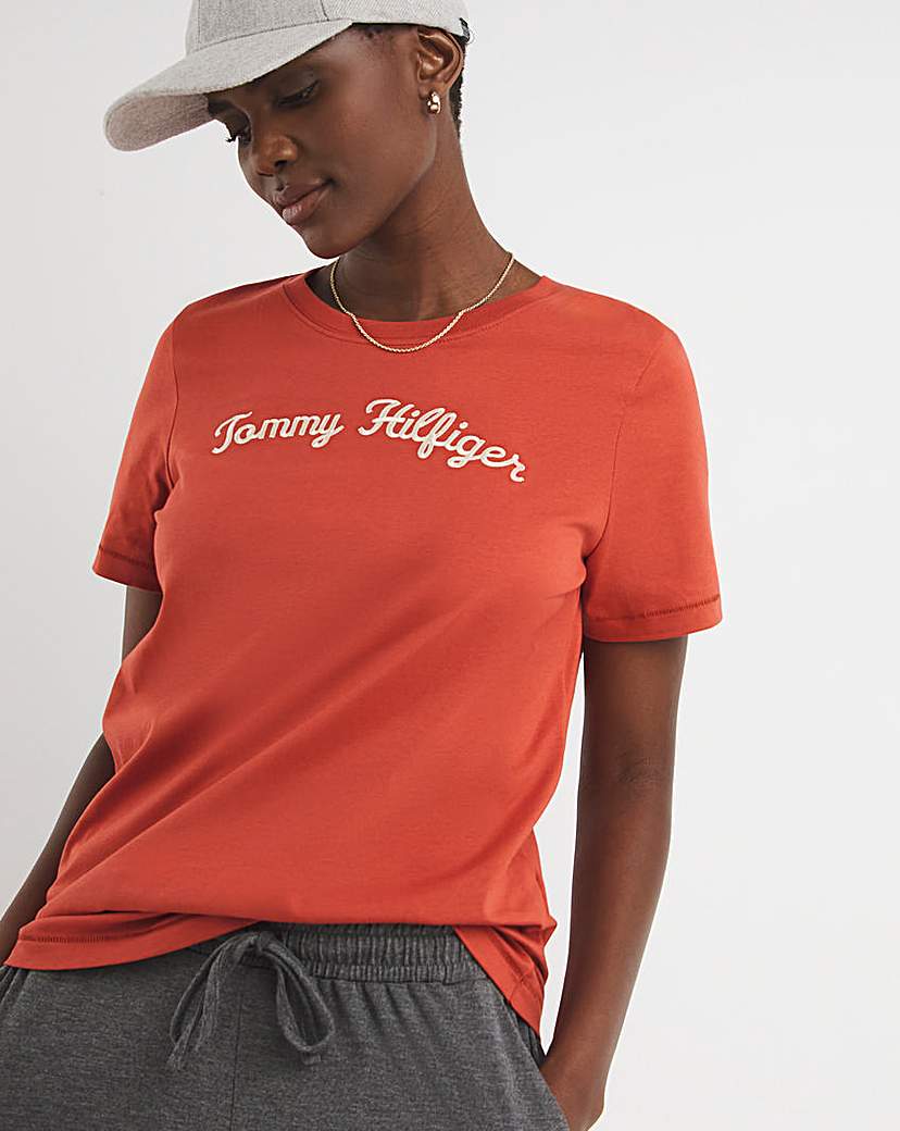 Tommy Hilfiger Red Script Tee