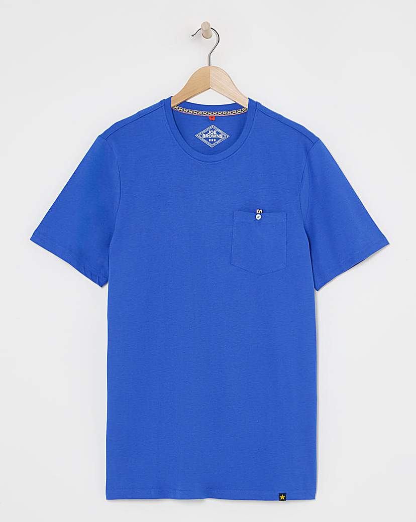 Joe Browns Pocket TShirt Long Length Blue …