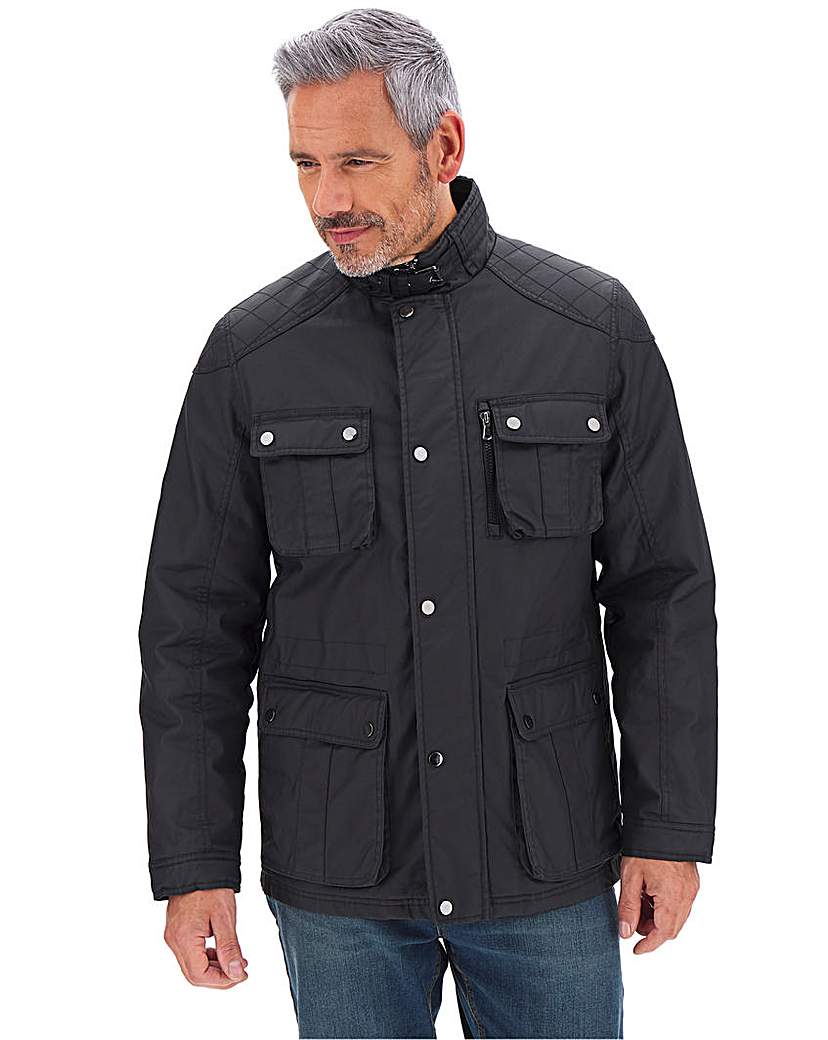 Image of Black Waxed Jacket
