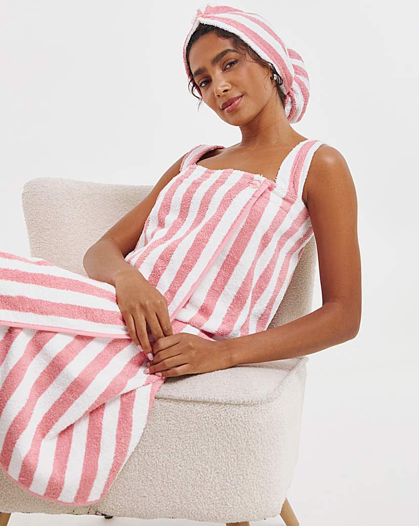 Pretty Secrets Towelling Shower Wrap