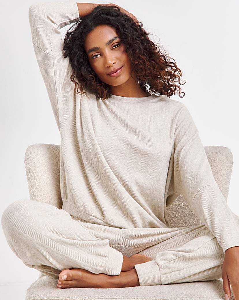 Pretty Secrets Cable Knit Lounge Set