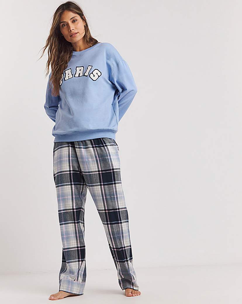 New In - Paris Sweatshirt PJ Set