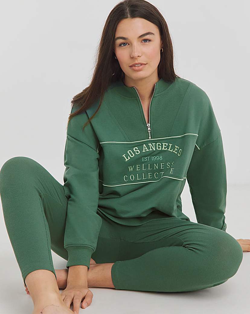 New In - Quarter Zip Lounge Set