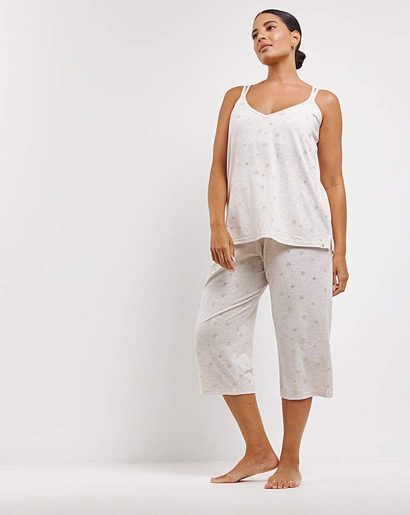Pretty Lounge Snowflake Culotte Set