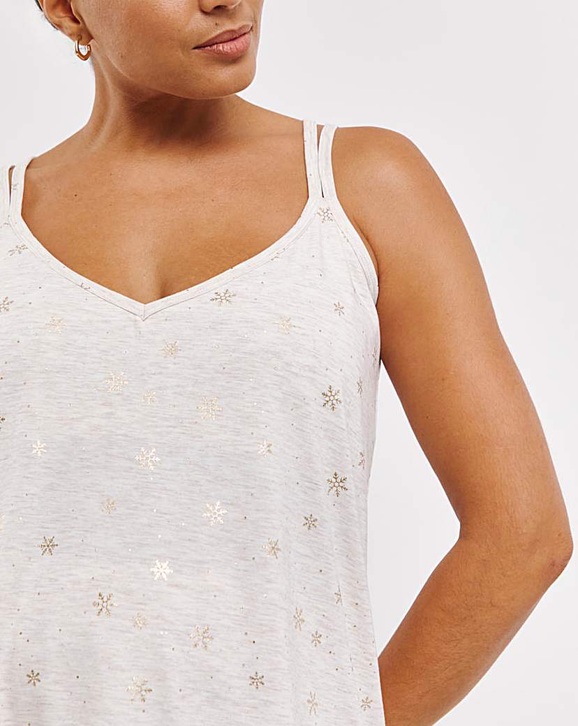 Pretty Lounge Snowflake Culotte Set