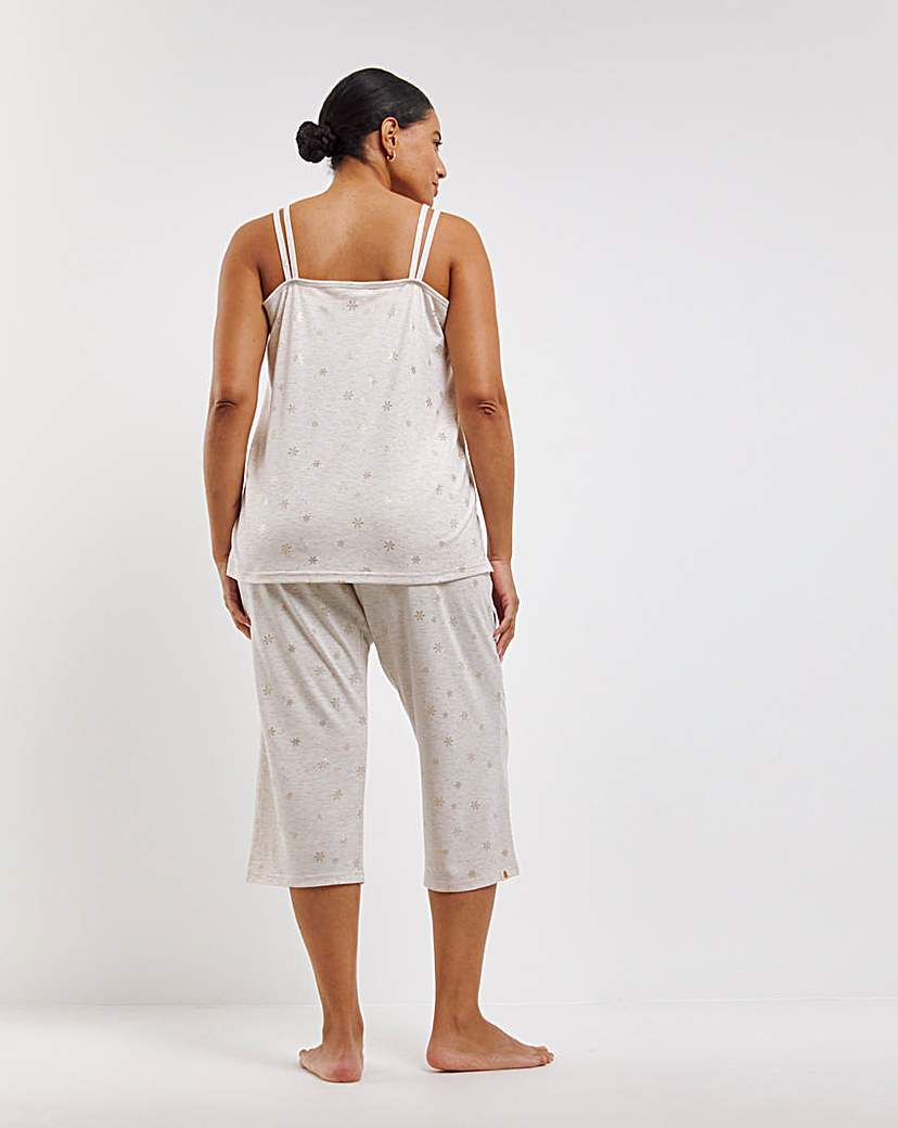 Pretty Lounge Snowflake Culotte Set