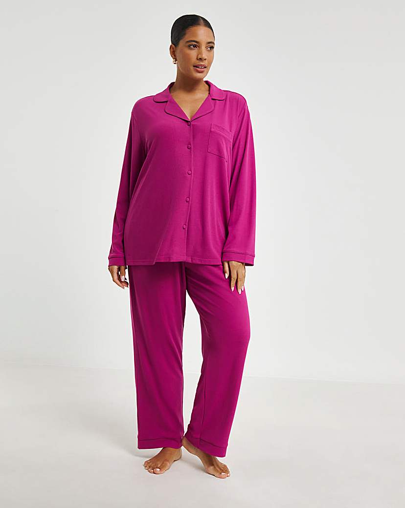 Pretty Secrets Supersoft Ribbed Pj Set