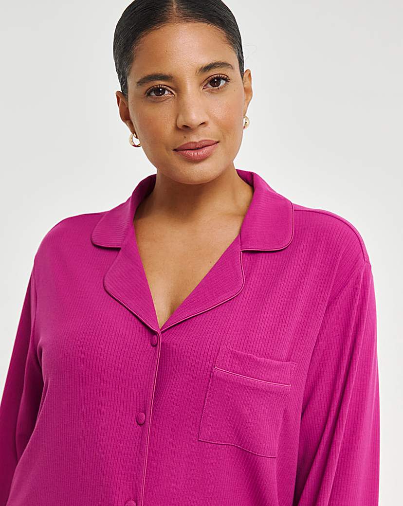 Pretty Secrets Supersoft Ribbed Pj Set