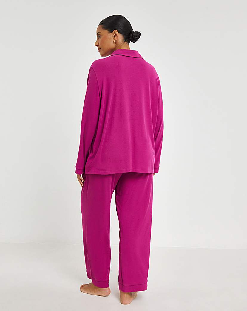 Pretty Secrets Supersoft Ribbed Pj Set