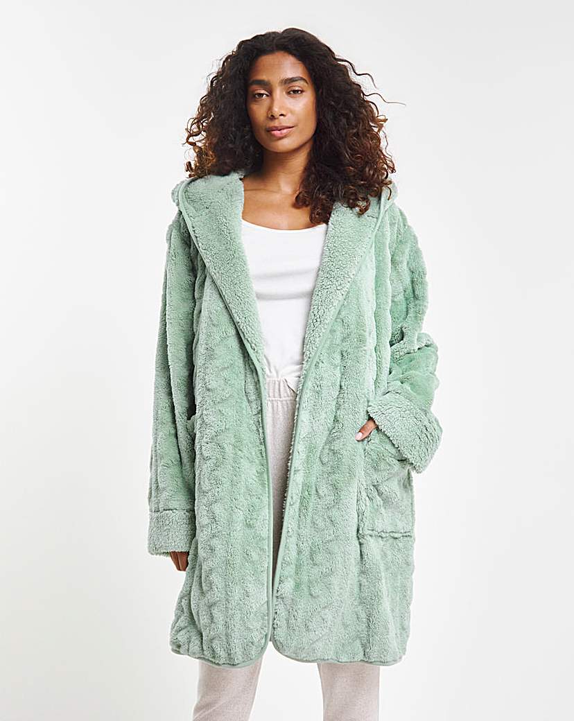 Pretty Secrets Oversized Fleece Cardigan