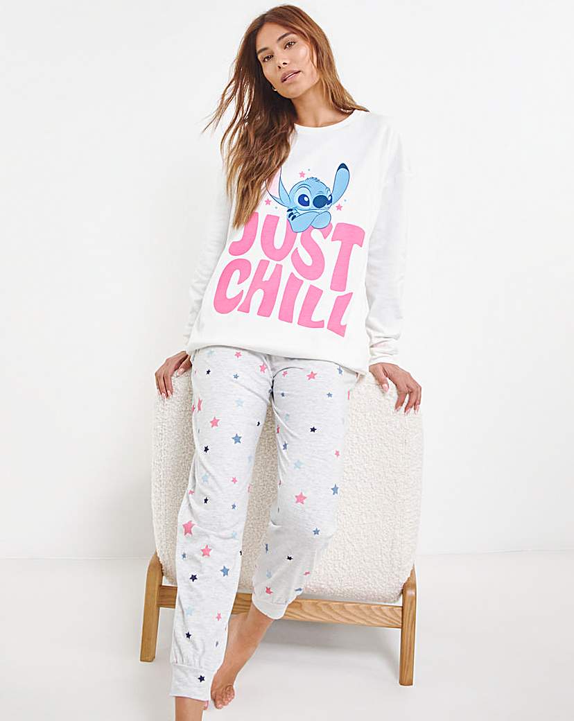 Stitch Sweatshirt Pyjama Set