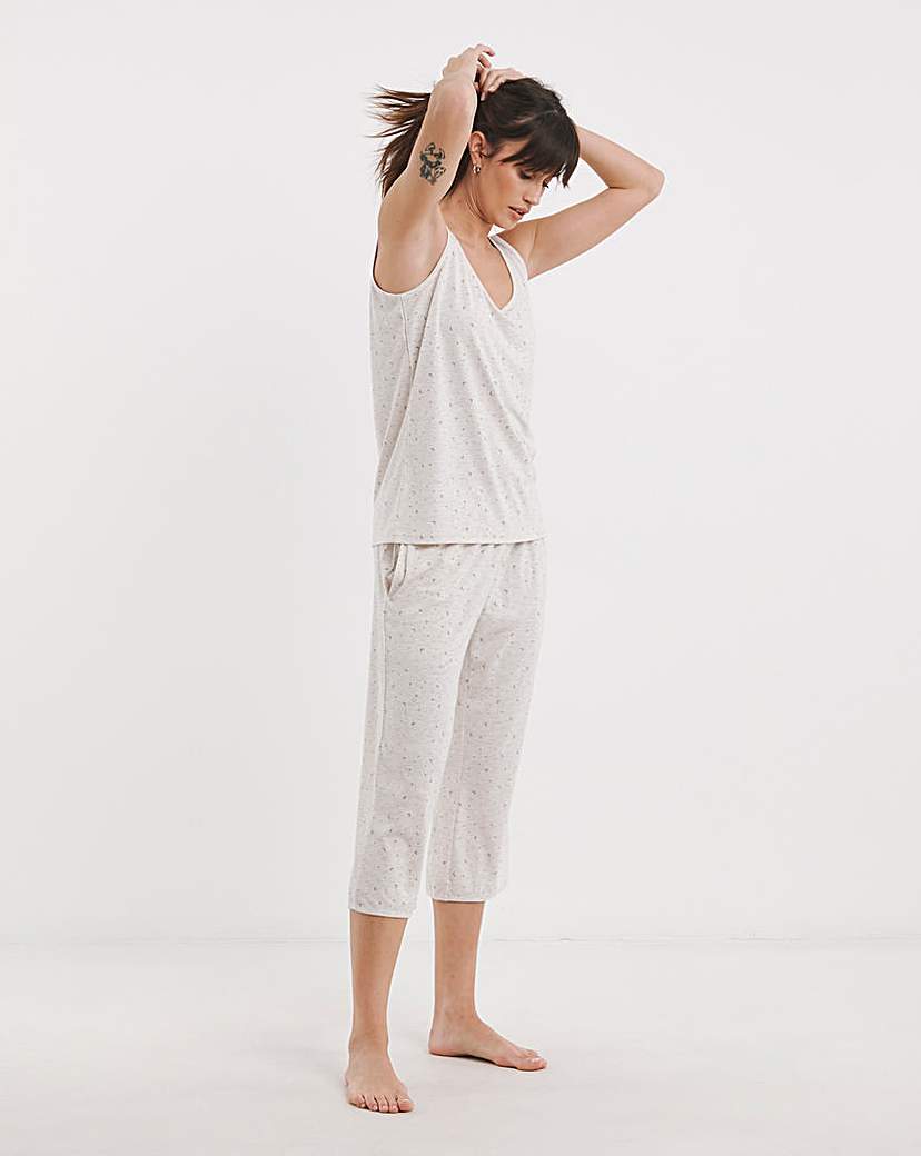 Pretty Lounge Fold Top Culotte Set