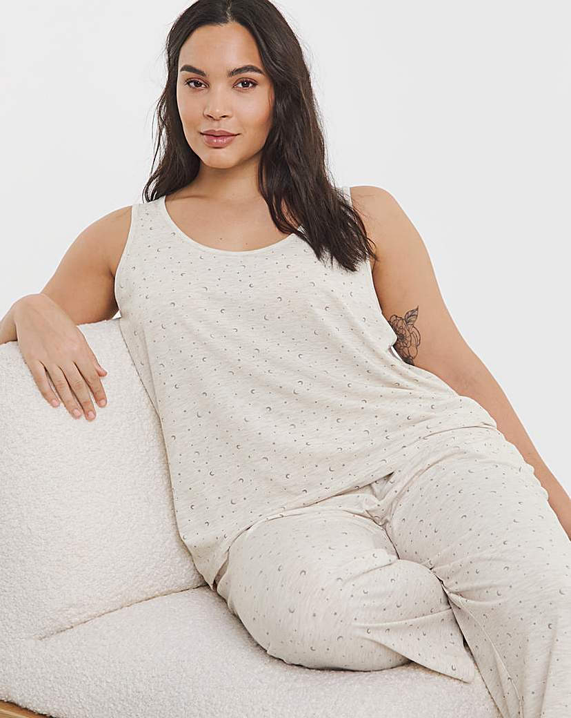 Pretty Lounge Fold Top Culotte Set