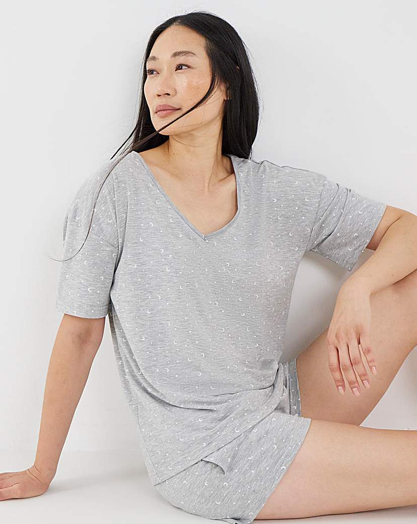 Pretty Lounge Fold Top Shortie Set