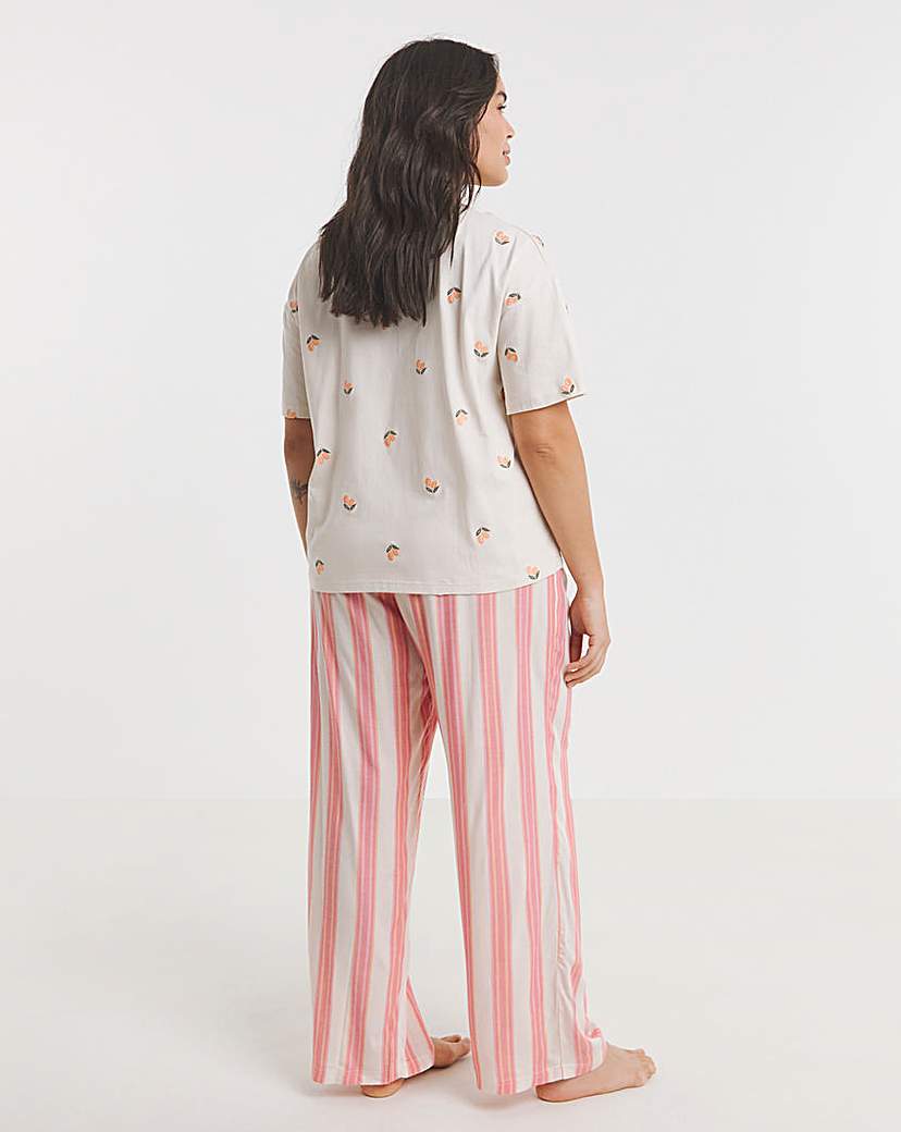 Stripe Print Pyjama Set